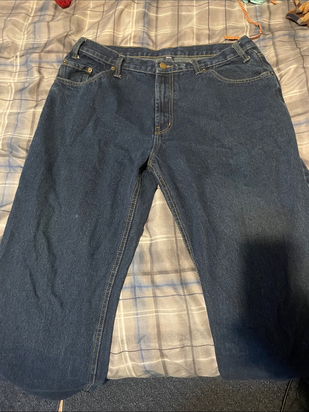 Men's Relaxed Fit Jeans - Dark Blue